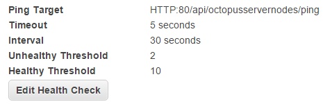 Load balancer ping UI